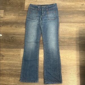 Joes Vintage Fresca Button Up Low Rise Women's Denim Blue Jeans 27